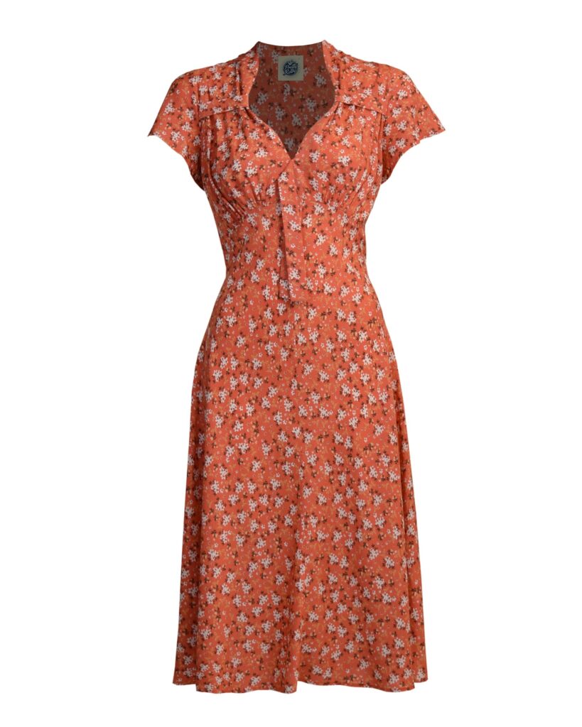 1940s Tea Dress – Starflower – UK 10