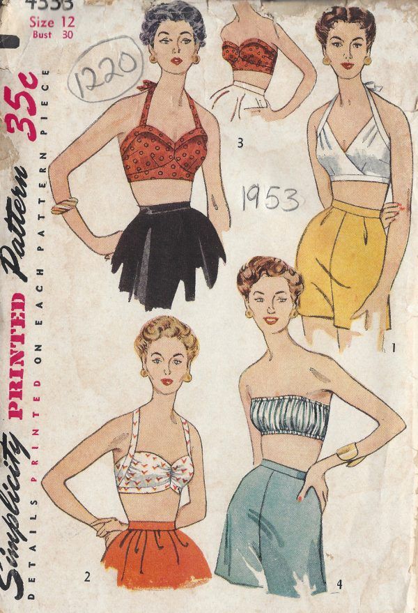 1953 Vintage Sewing Pattern B30\
