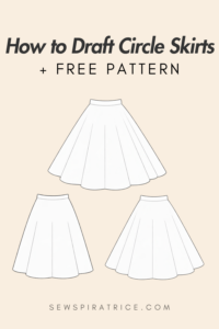 DIY Circle Skirts + Free circle skirt