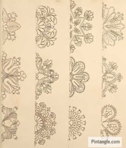 Free Hand Embroidery Patterns in Old French Design Book – Pintangle