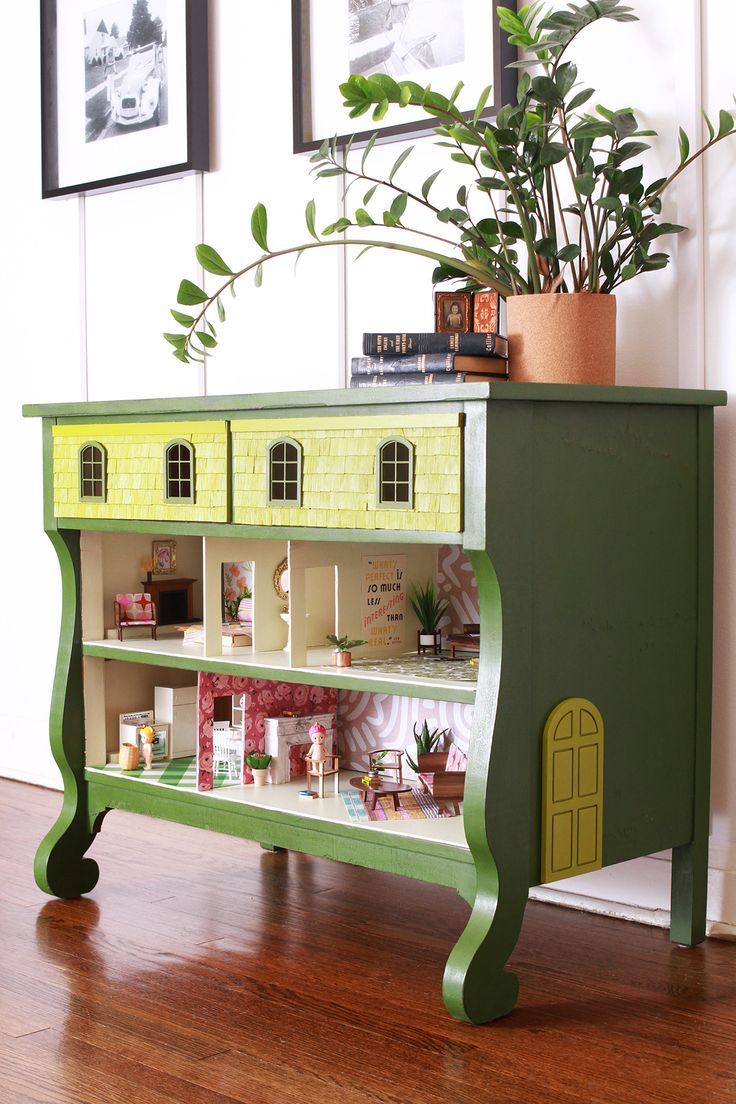 How to Turn a Dresser Into a Custom Dollhouse