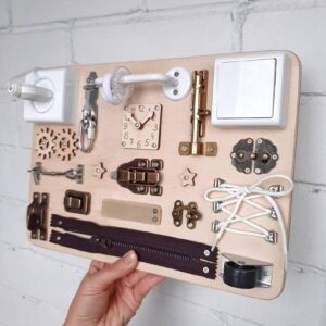 Tableau sensoriel Montessori pour tout-petit de 1 an, tableau d’activités pour garçon, cadeau, fille de 2 ans, tableaux pour tout-petits, cadeau de fidélisation – Etsy France