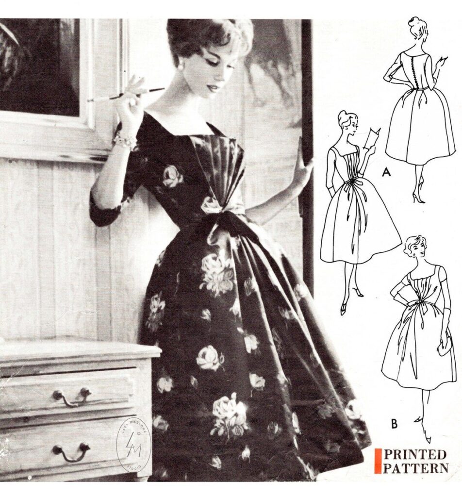 Vintage Sewing Pattern 1950s 1960s Reproduction Wedding Dress Evening Ball Gown Cocktail Couturier Bust 38 B38 – Etsy