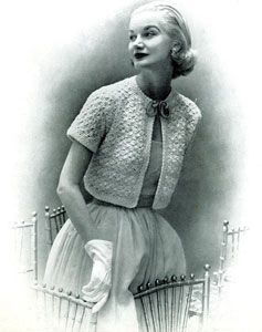 1950’s Knitting – Crocheted Bolero