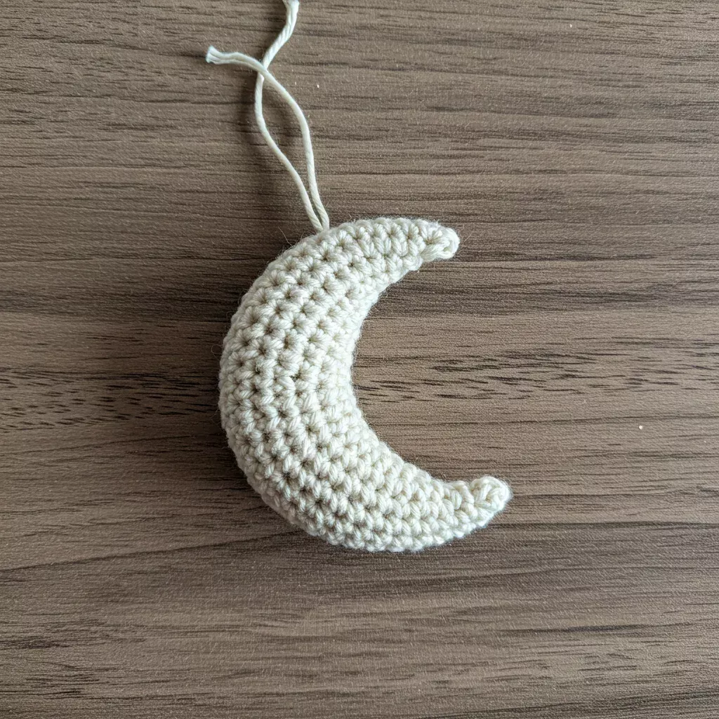 Mini Crescent Moon Crochet Pattern – Luxury Craft