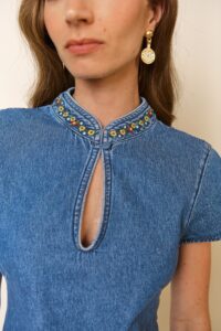 Lolita – Denim Embroidery – 2XL/UK18