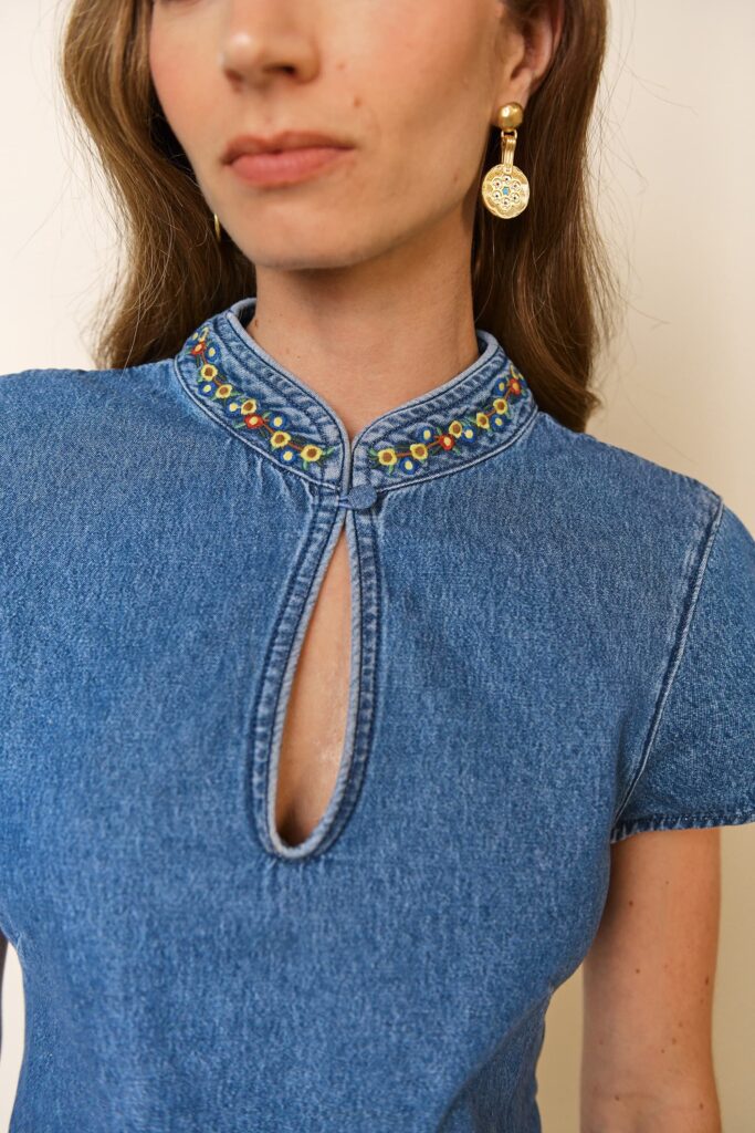 Lolita – Denim Embroidery – 2XL/UK18