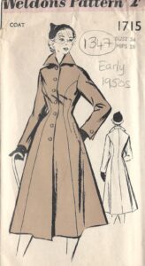 1950s Vintage Sewing Pattern B34\