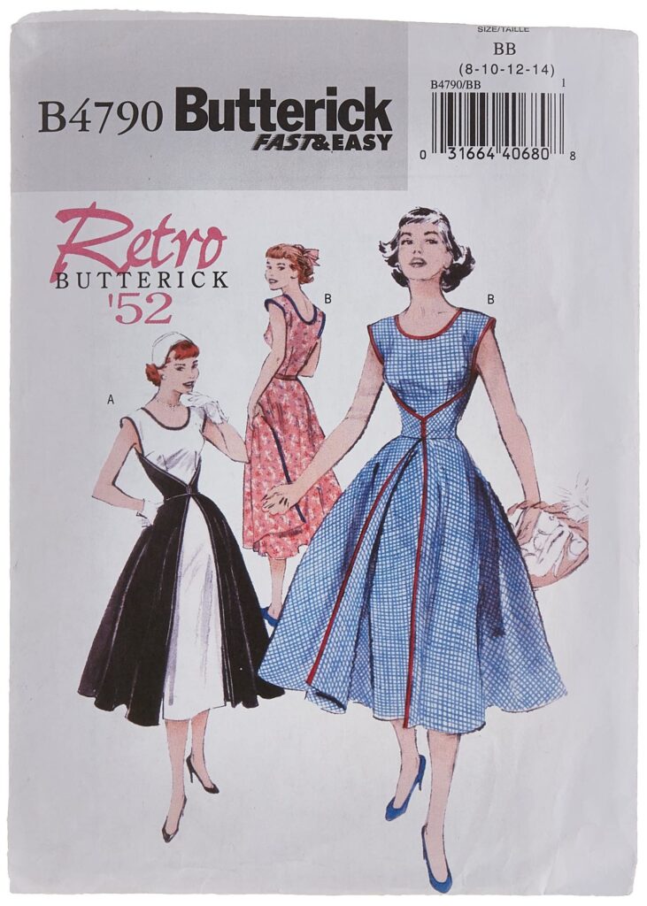 BUTTERICK PATTERNS Sewing Pattern, BB (8-10-12-14), Neutral