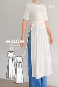 WILLOW T-Shirt Dress Sewing Pattern by Dressmaking Amóre