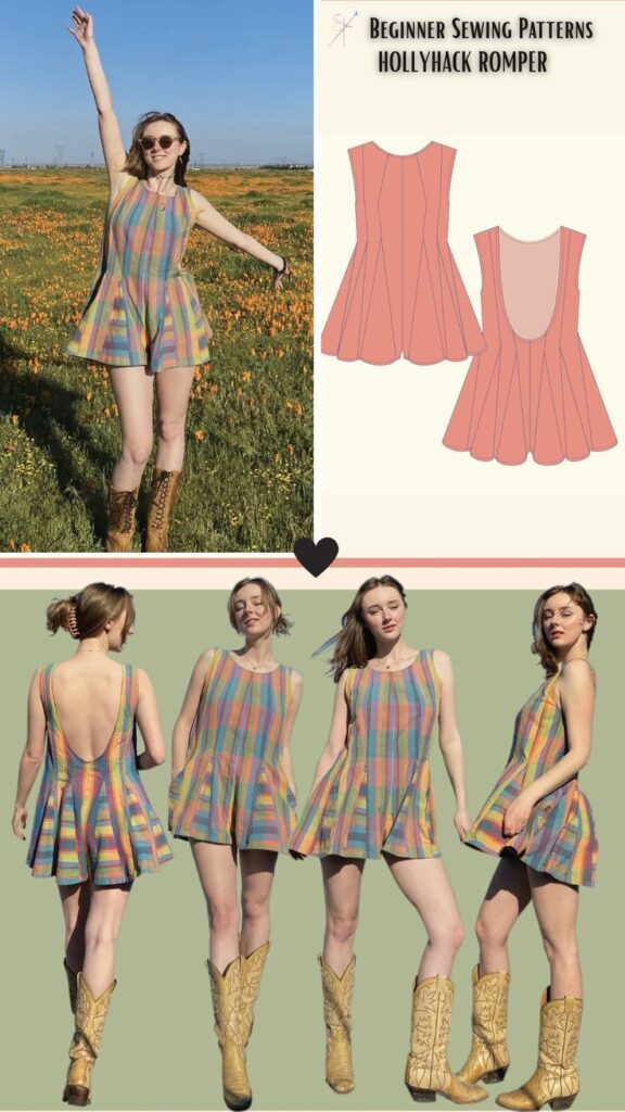 Beginner Sewing Patterns Sew Own Easy Beginner Sewing Patterns | DIY Fashion PDF Instant Download