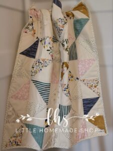 Classic baby girl quilt