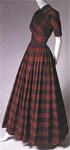 40s Plaid Dress