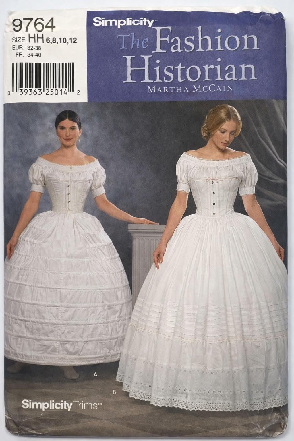 Victorian Undergarments for Costume Sizes 6-12 designed by Martha McCain  Simplicity 9764 Sewing Pattern UNCUT FF