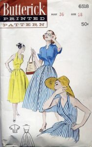 butterick halter dress 6518