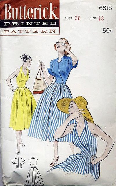 butterick halter dress 6518