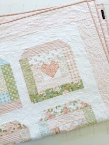 Home Sweet Home Quilt Pattern PAPER Copy Quilt Pattern for Baby Quilts to Bed Quilts Jelly Roll Friendly