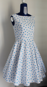 Polka Dot Party Dress: 50s Swing Style