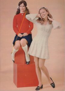 Groovy Cable Knit Dress Pattern Retro Modern Mini Instant Digital Download Pdf Fair Isle Knitting Instructions Bust 37″ 40″ 44″ SML so Cute! – Etsy Norway