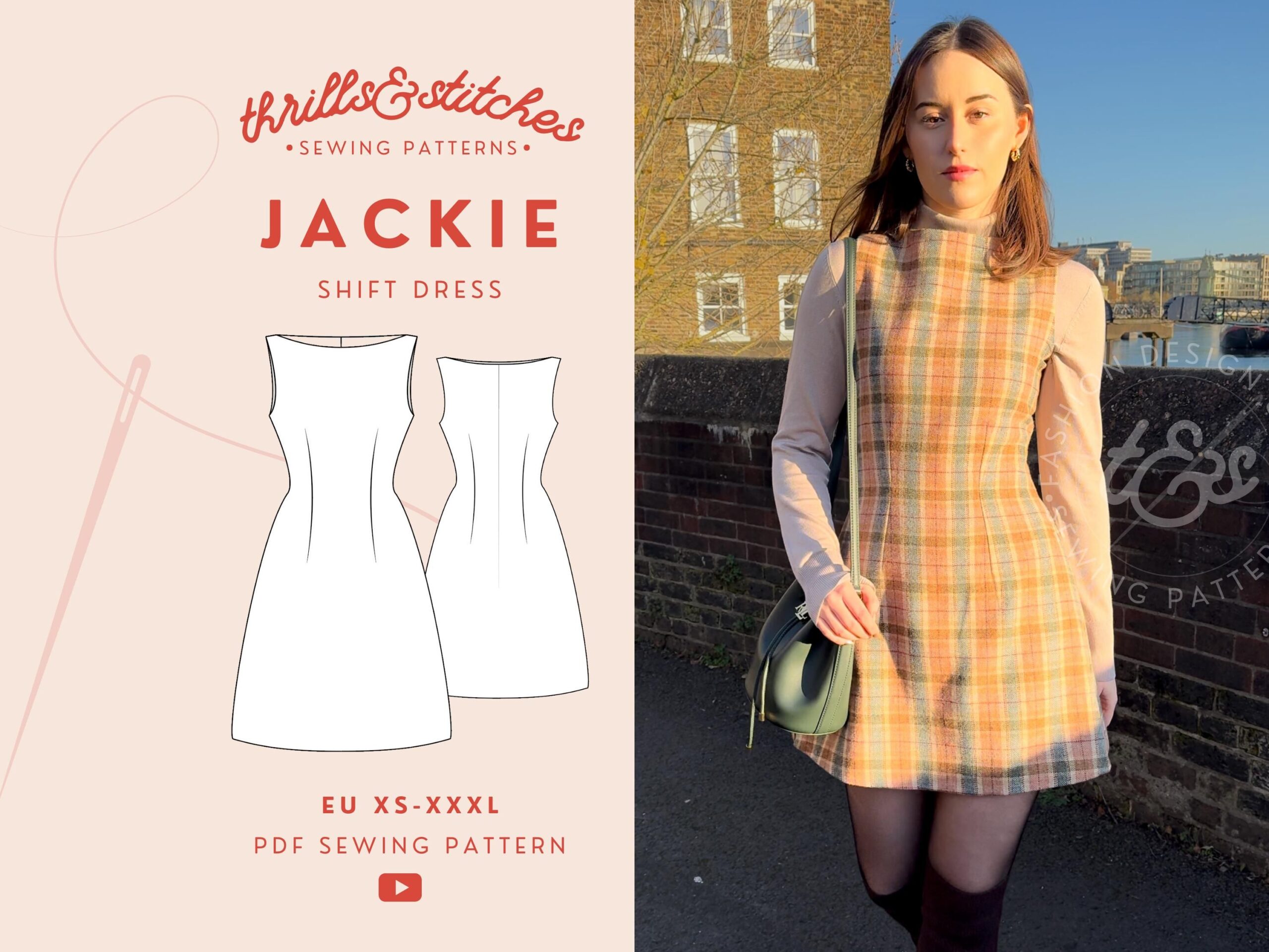 Jackie 3-in-1 Perfect Party Shift Dress | Digital PDF Sewing Pattern | Sleeve Options – Etsy