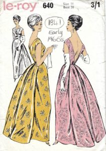 1960s Vintage Sewing Pattern B38 EVENING DRESS (1841)  | eBay UK