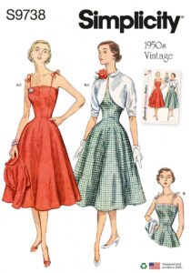 9738 Misses’ Dresses and Jacket