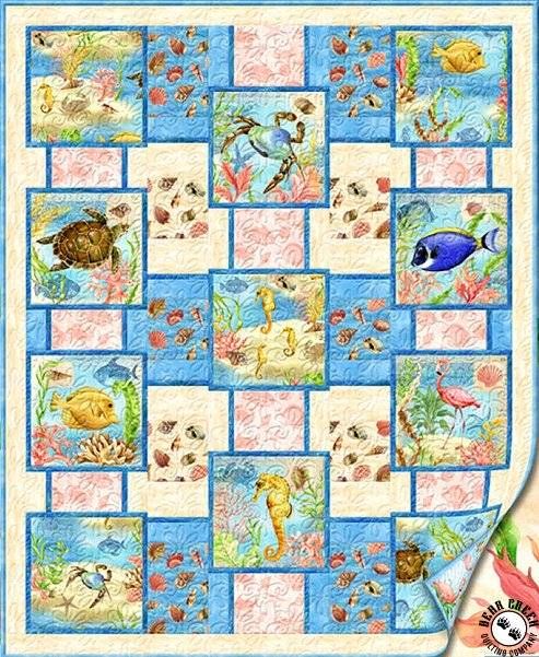 Seaside Wonders Free Quilt Pattern