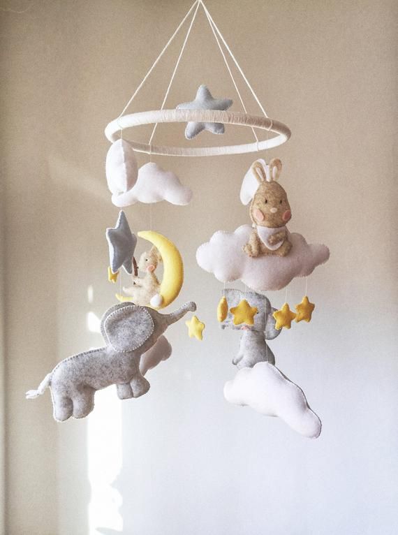 Baby mobile hanging, baby mobile boy, baby shower gift, nursery mobile, expecting mom gift, ceiling