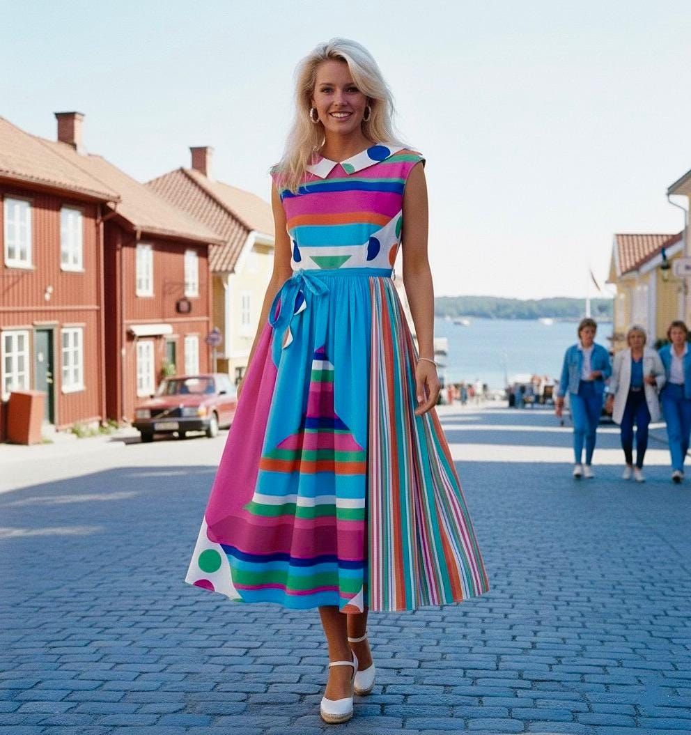 1950’s Vintage Rockabilly Dress