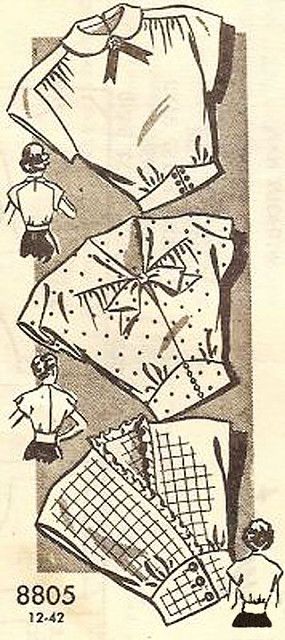 1950s sewing patterns.