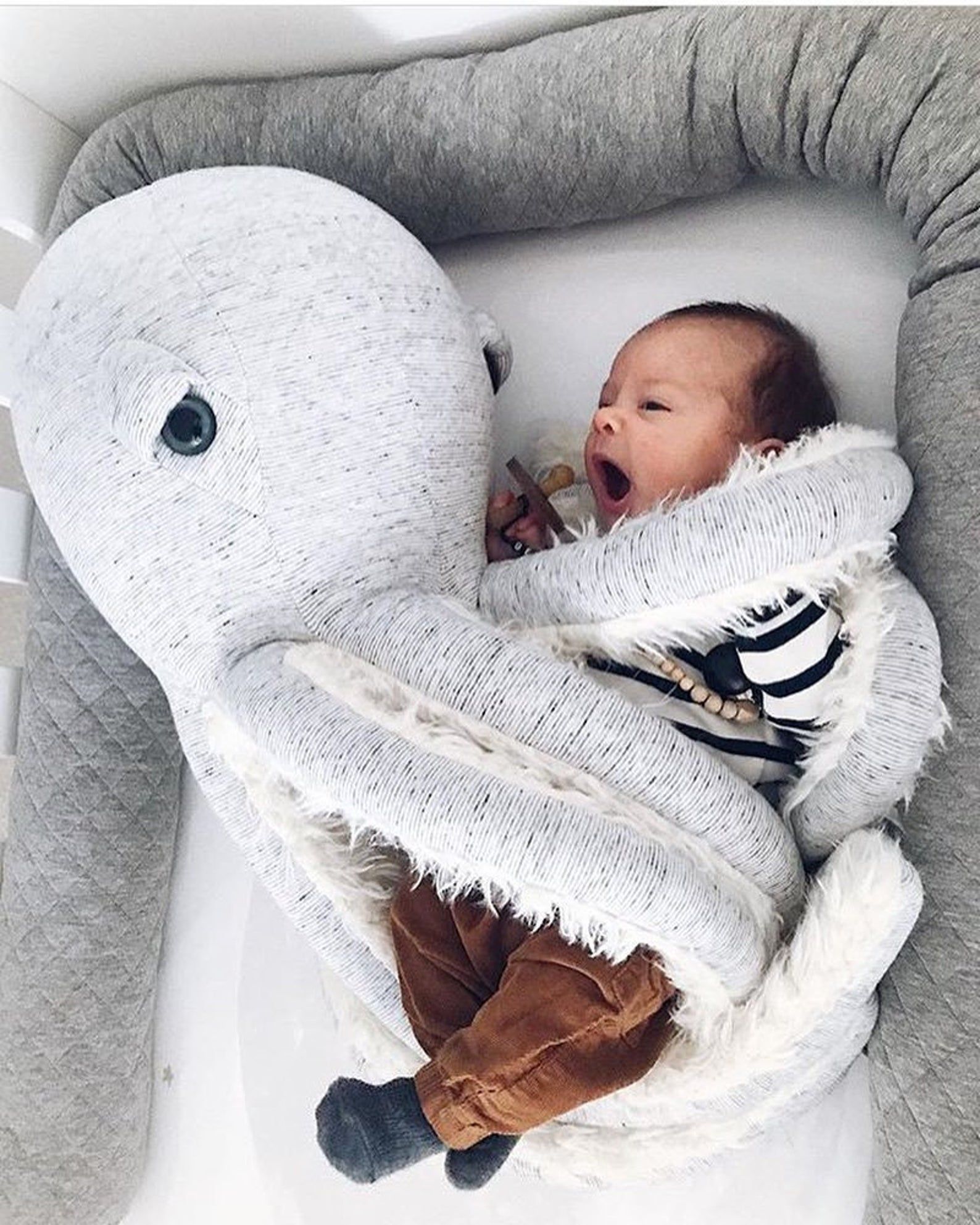 Handgefertigtes Riesen-Oktopus-Plüschtier – Jumbo-Ausgestopftes Meerestier – Einzigartiges kuscheliges Meerestier-Geschenk – Etsy.de