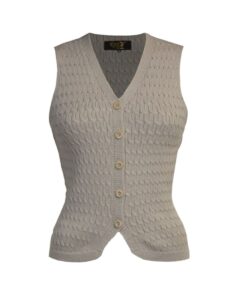 Knitted Waistcoat – Pearl