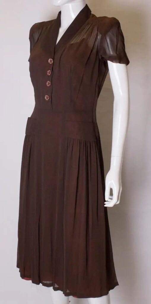 Vintage 1940s Dress