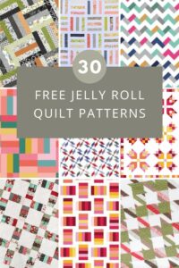 30 Free Jelly Roll Quilt Patterns
