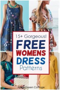Free Womens Dress Patterns For The Summer – AppleGreen Cottage