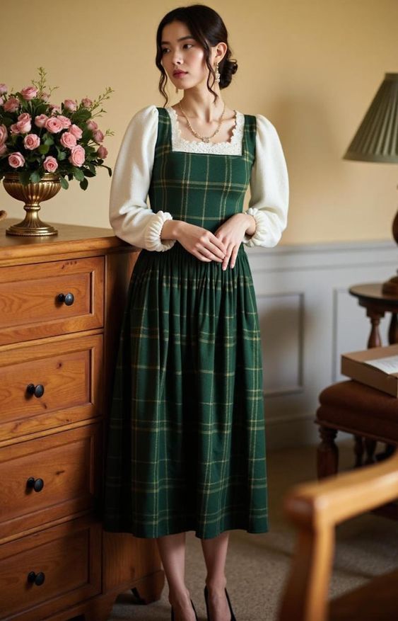 Vintage Square Neck Pinafore Dress Sewing Pattern (PDF Pattern) – Etsy