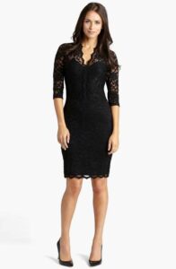 Karen Kane Scalloped Lace Cocktail Dress | Nordstrom