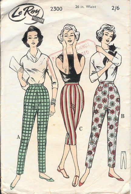 Vintage Pants – 1930s – 1970s