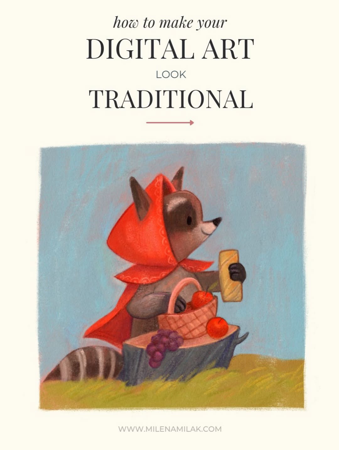 cute raccoon illustration