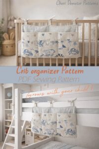 DIY Crib Organizer That Grows With Your Child | PDF Sewing Pattern