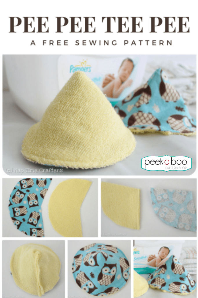 FREE Pee Pee Tee Pee Sewing Pattern & Tutorial