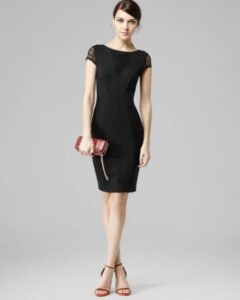 REISS Dress – Khloe Lace Detail  | Bloomingdale’s Women