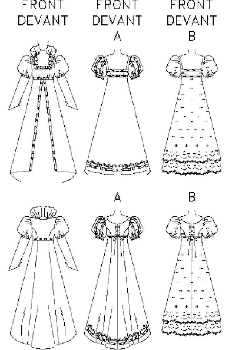 Butterick 6630 or 6631 OOP Misses’ & Petite Regency Empire Waist Jane Austen Dress or Coat (3 Sizes: 6-8-10/12-14-16/18-20-22) New/uncut – Etsy